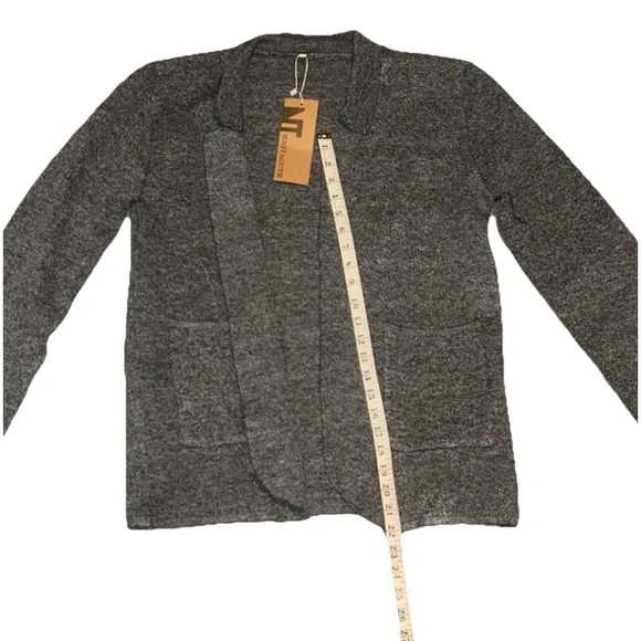 Women's Nitagut Gray Knit Blazer Size Small - Picture 2 of 7